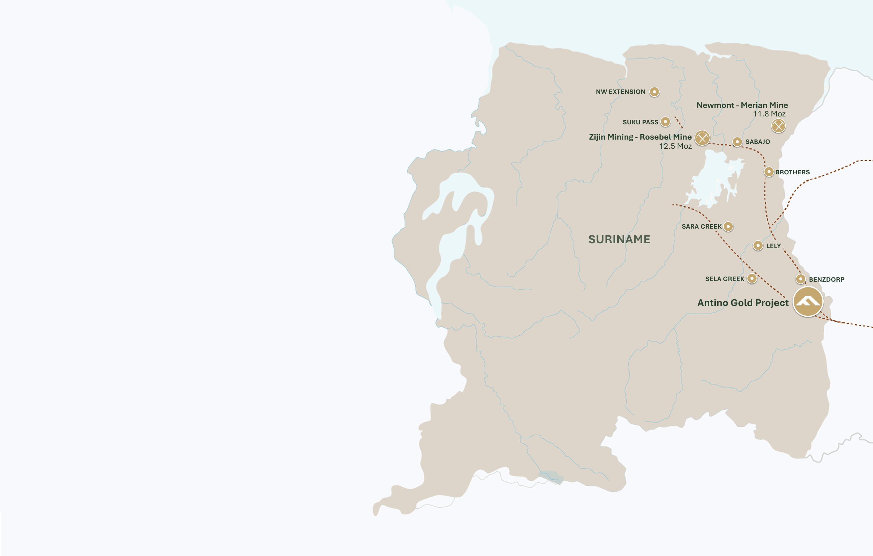 Projects Map Zoomed
